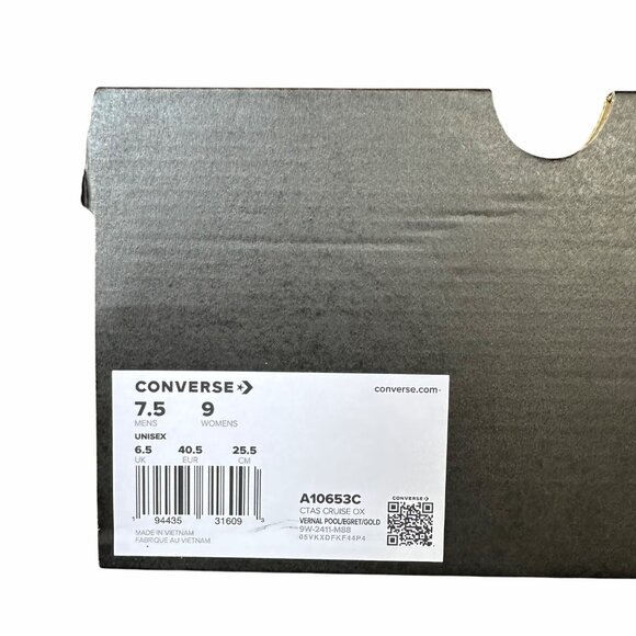 ⭐Converse Chuck Taylor All Star Cruise Sz 7.5 Men's Shoes Sneakers Teal A10653C⭐ - Picture 8 of 11